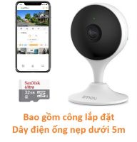 Trọn bộ camera Imou Wifi 2M C22EP 32GB ( Liên Hệ )